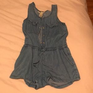Denim blue romper
